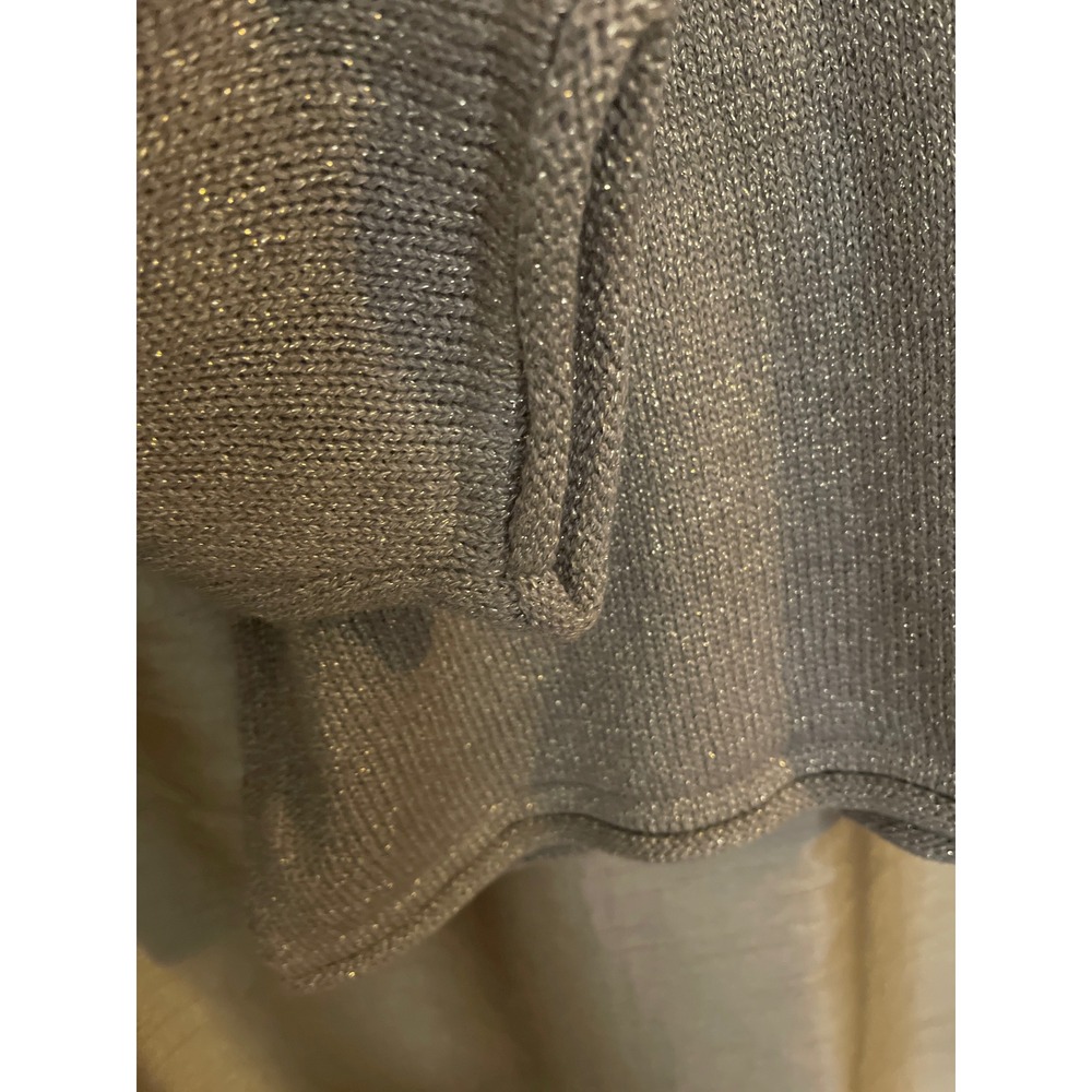Lulu B women gold metallic sweater S/M - Picture 5 of 9